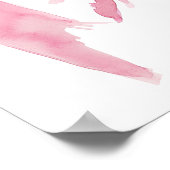 Bow She's The Knot Brautparty Welcome Poster (Ecke)