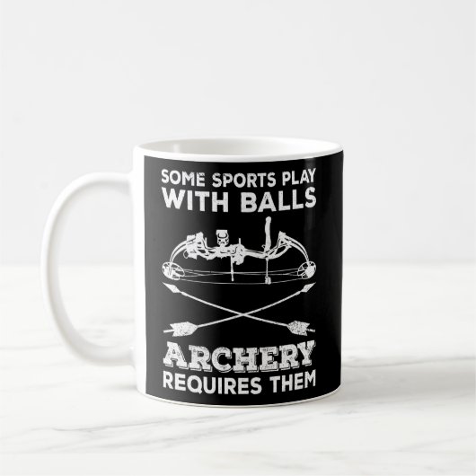 Bow-Shooting für einen Bow-Bogenschütze Kaffeetasse (Links)