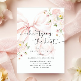 Bow, sie bindet das Brautparty des Knotens Einladung