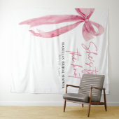 Bow, sie bindet die Rückhänge des Knotens-Brautpar Wandteppich (Beispiel (Horizontal))