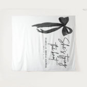 Bow, sie bindet die Rückhänge des Knotens-Brautpar Wandteppich (Vorderseite (Horizontal))