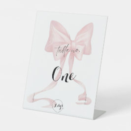 Bow-Tabletop Sockelschild