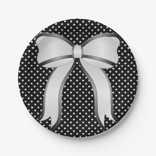 Bow-Teller Pappteller (Vorderseite)