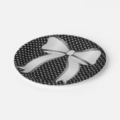 Bow-Teller Pappteller (Schrägansicht)