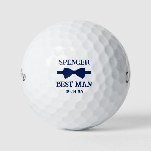 Bow Tie Best Man Golfball (Vorderseite)
