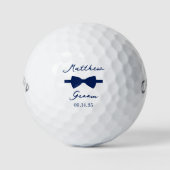Bow Tie Groom Golfball (Vorderseite)