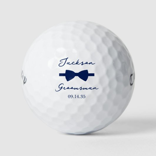 Bow Tie Groomsman Golfball (Vorderseite)