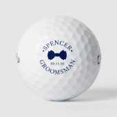 Bow Tie Groomsman Golfball (Vorderseite)