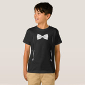Bow Tie With Suspenders Funny Wedding And Special  T-Shirt (Vorne ganz)