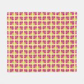 Bow-Tied-Lilie Fleecedecke (Vorderseite (Horizontal))