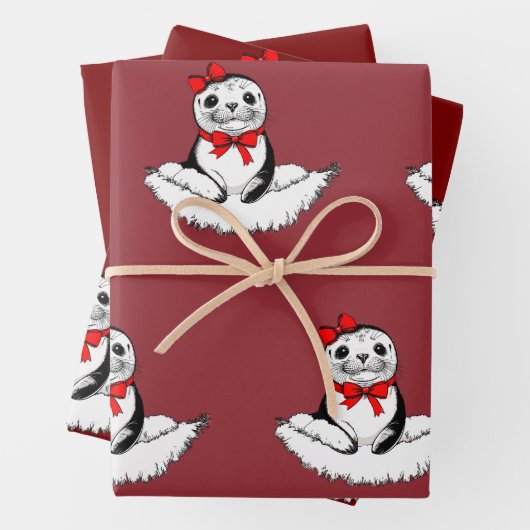 Bow-tiful Seal – Christmas Edition Geschenkpapier Set (Beispiel)