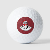 Bow-tiful Seal – Christmas Edition Golfball (Vorderseite)