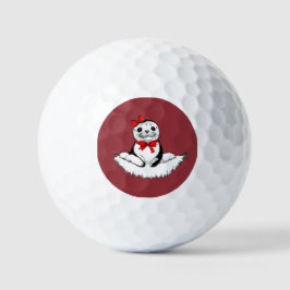 Bow-tiful Seal – Christmas Edition Golfball