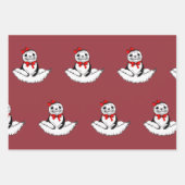 Bow-tiful Seal – Weihnachtsedition Geschenkpapier Set (Vorderseite)