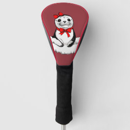 Bow-tiful Seal – Weihnachtsedition Golf Headcover