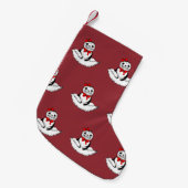 Bow-tiful Seal – Weihnachtsedition Kleiner Weihnachtsstrumpf (Vorderansicht (hängend))