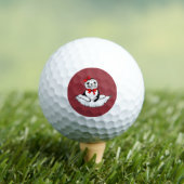 Bow-tiful Seehund – Weihnachtsedition Golfball (Insitu T-Shirt)