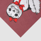 Bow-tiful Seehund – Weihnachtsedition Seidenpapier (Detail)