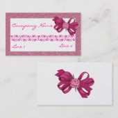 Bow-tique Visitenkarte (Vorne/Hinten)