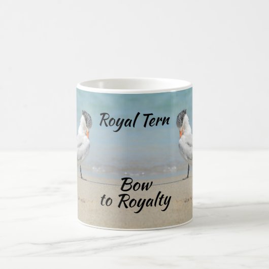 Bow to Royalty Royal Terns Seabirds Coastal Kaffeetasse (Mittel)