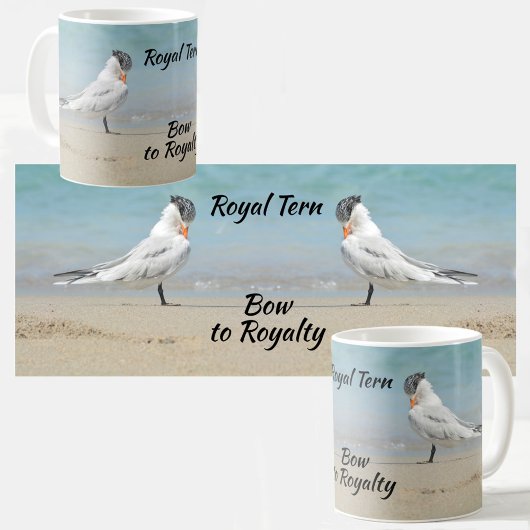 Bow to Royalty Royal Terns Seabirds Coastal Kaffeetasse