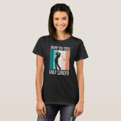 Bow To The Golf Legend Golfer Golfer T-Shirt (Vorne ganz)