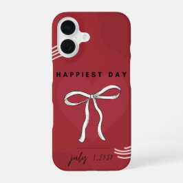 Bow to Your Style – Comic Burst iPhone 16 Hülle