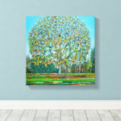 Bow Tree Herbst Leinwanddruck (Insitu (Holzboden))