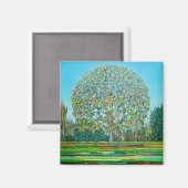 Bow Tree Herbst Magnet (Vorderseite/Rückseite)