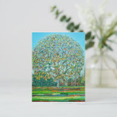 Bow Tree Herbst Postkarte (Stehend Vorderseite)
