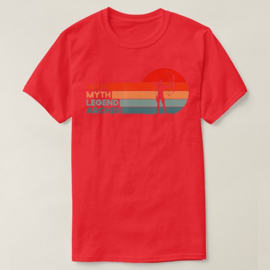 Bow und Arrow Jagd Bogenschießjäger Archer T-Shirt (Design vorne)