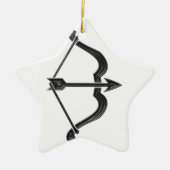 Bow und Arrow Keramik Ornament (Vorne)