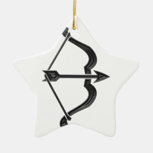 Bow und Arrow Keramik Ornament