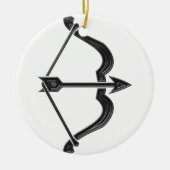 Bow und Arrow Keramik Ornament (Vorne)