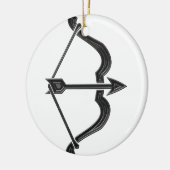 Bow und Arrow Keramik Ornament (Links)