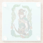 Bow und Arrow Woodland Elf Glasuntersetzer (Rückseite)