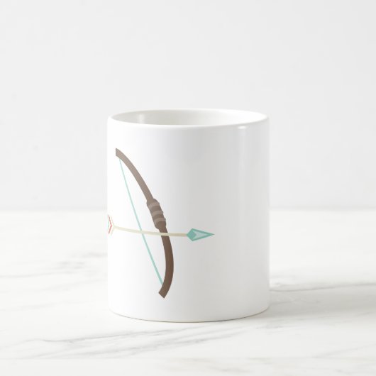 Bow und Pfeil Kaffeetasse (Mittel)