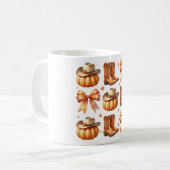 Bow und Pumpkin Kaffeetasse (Vorderseite Links)