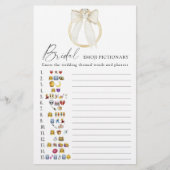 Bow und Ring Brautparty Emoji pikant (Vorderseite)