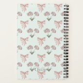Bow und Rose Coquette Bullet Journal Notizblock (Rückseite)