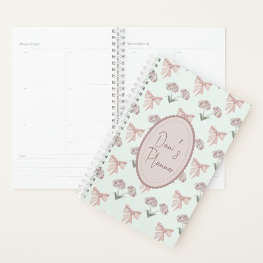 Bow und Rose Coquette Bullet Journal Planer (Anzeige)