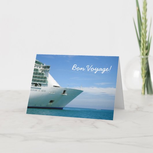 Bow und Sky Bon Voyage Card Karte (Vorderseite)