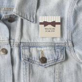 Bow und Streifen. Text anpassen Button (Beispiel)