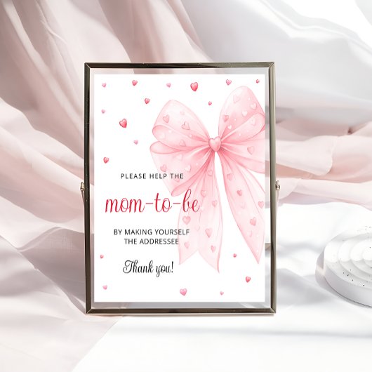 Bow unterstützt die betriebliche Mama bei der Adre Poster