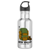 Bow Valley Provincial Park Backpack Edelstahlflasche (Vorderseite)