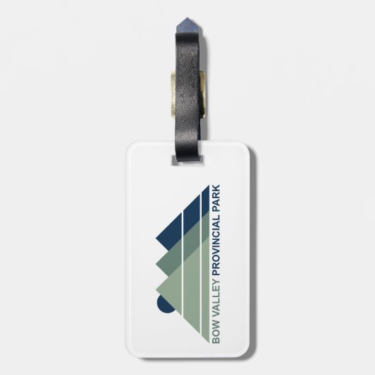 Bow Valley Provincial Park Gepäckanhänger (Rückseite vertikal)