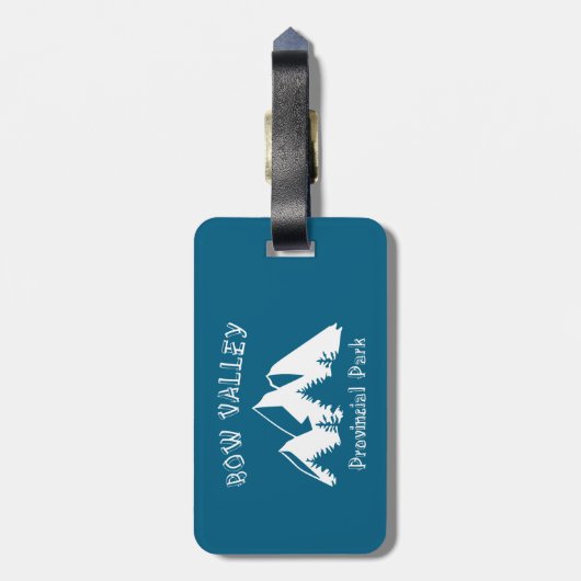 Bow Valley Provincial Park Gepäckanhänger (Rückseite vertikal)