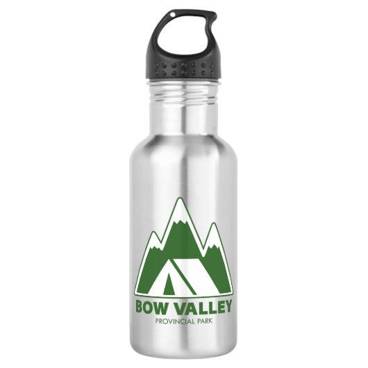 Bow Valley Provincial Park Mountains Camping Edelstahlflasche (Vorderseite)