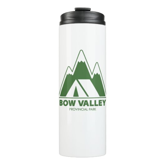 Bow Valley Provincial Park Mountains Camping Thermosbecher (Vorderseite)
