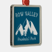 Bow Valley Provincial Park Ornament Aus Metall (Rechts)